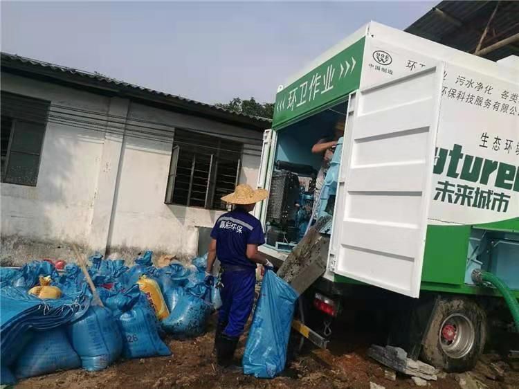 鼎湖工业污泥压干处理